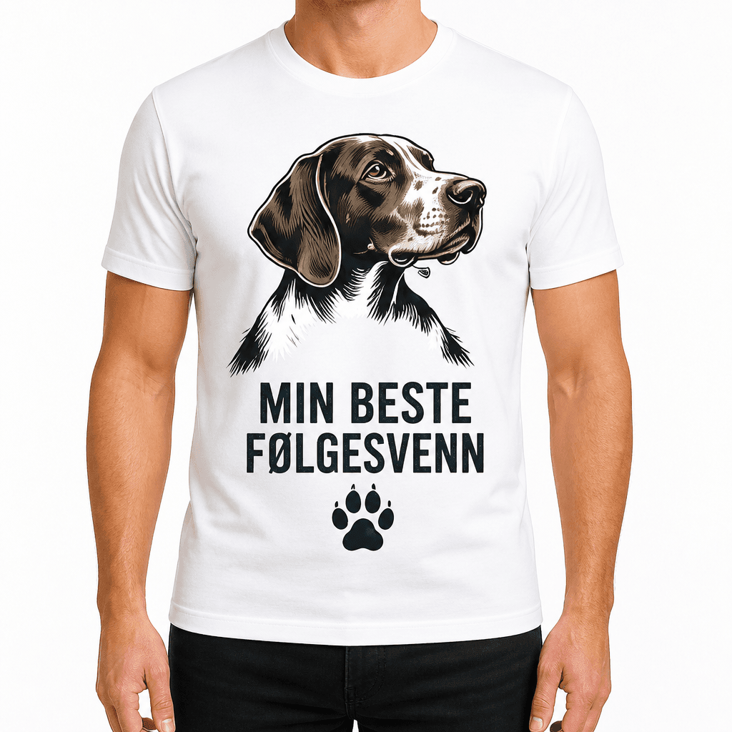 Jakt-T-skjorte – MIN BESTE FØLGESVENN
