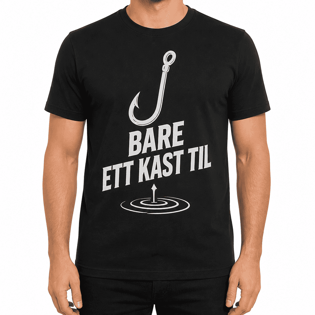 Fisker-T-skjorte – Bare ett kast til