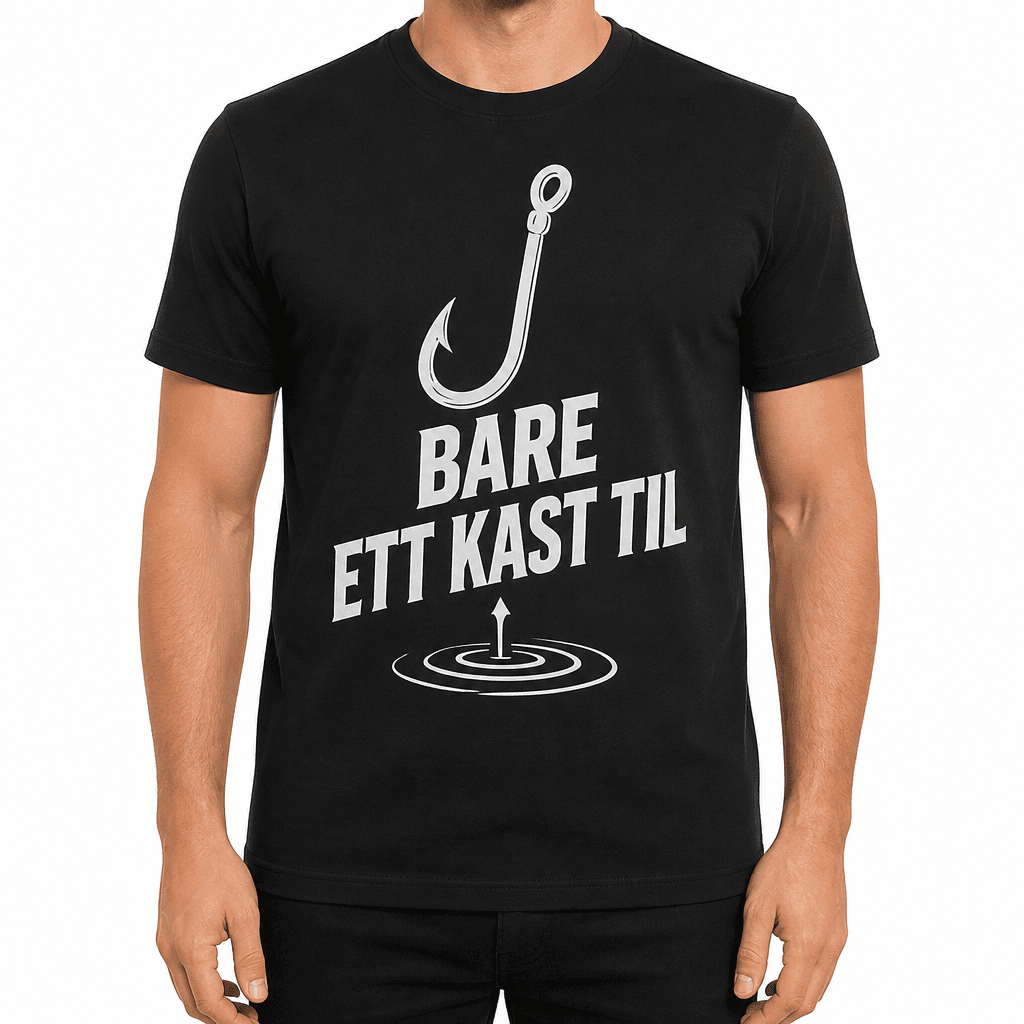 Fisker-T-skjorte – Bare ett kast til