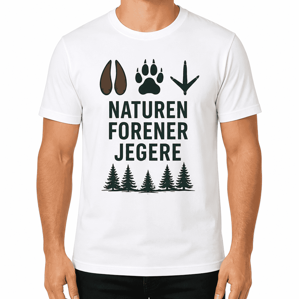 Jakt-T-skjorte – NATUREN FORENER JEGERE