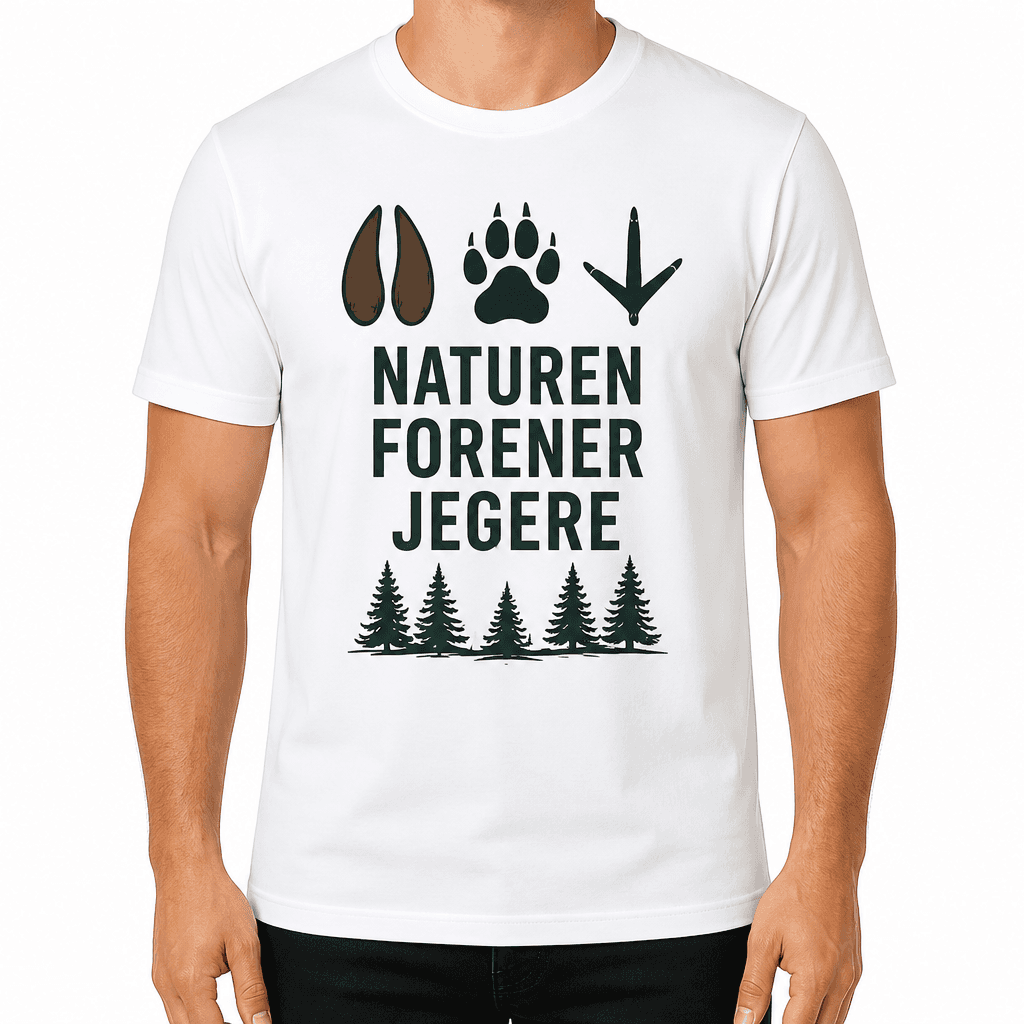 Jakt-T-skjorte – NATUREN FORENER JEGERE