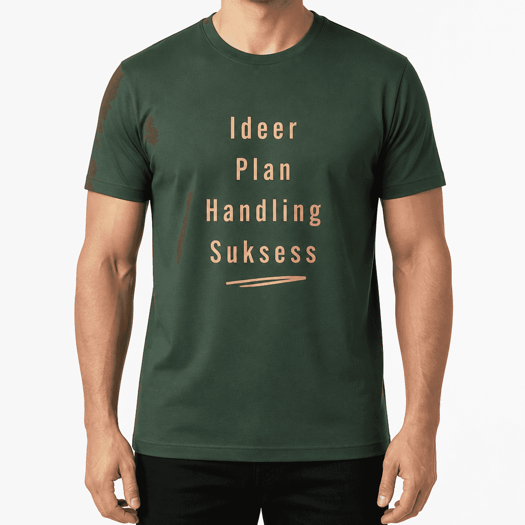 Kolleger T-skjorte â Ideer Plan Handling Suksess