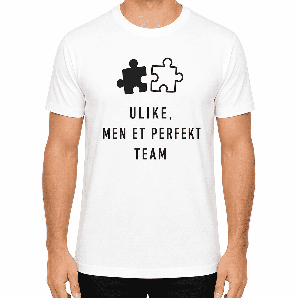Kolleger T-skjorte â Ulike, men et perfekt team