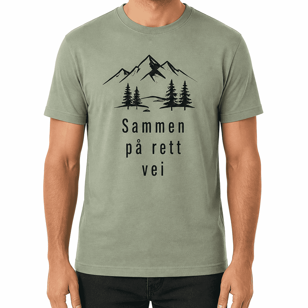 Kolleger T-skjorte â Sammen pĂ„ rett vei