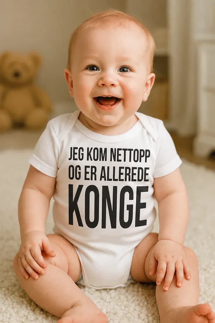 Baby-body Allerede konge – JEG KOM NETTOPP OG ER