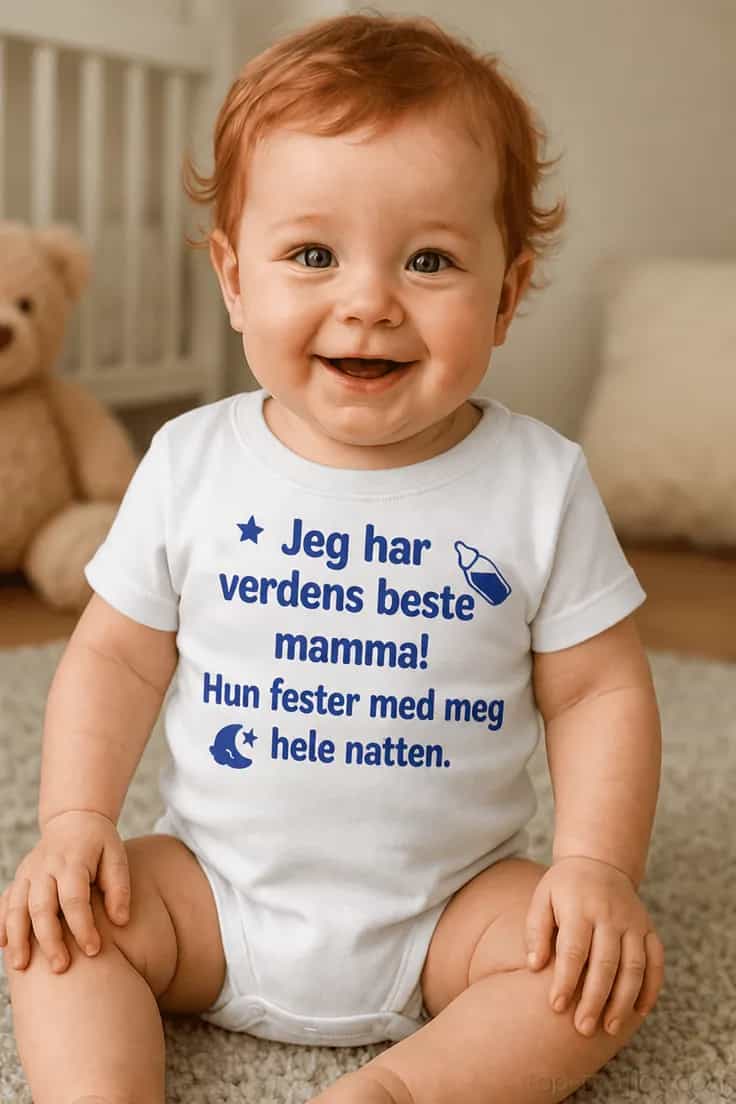 Baby-body Beste mamma fester hele natten â Jeg har