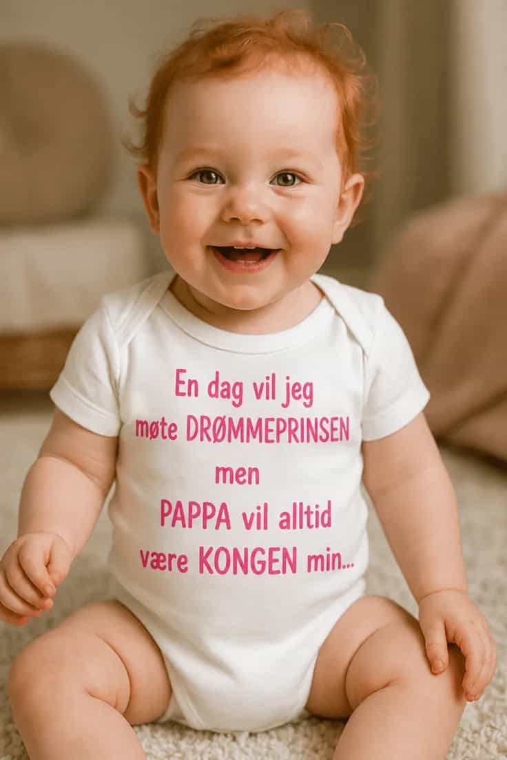 Baby-body Drømmeprins og pappa konge – En dag vil jeg