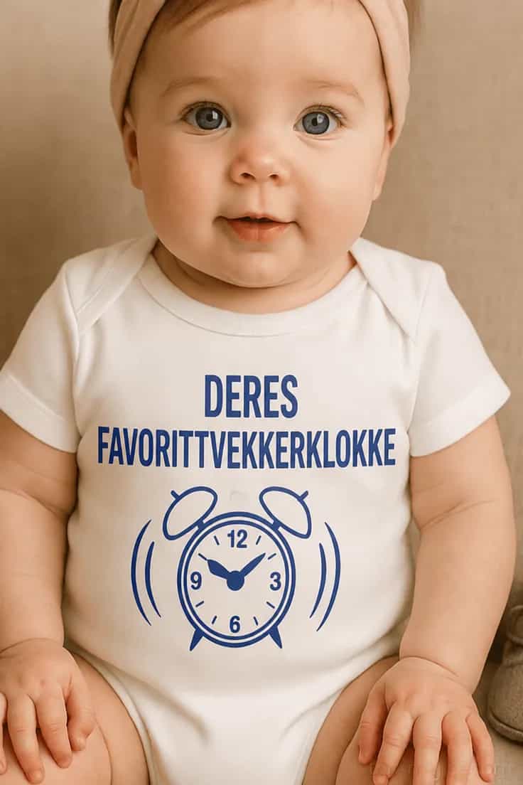 Baby-body Favorittvekkerklokka deres – DERES
