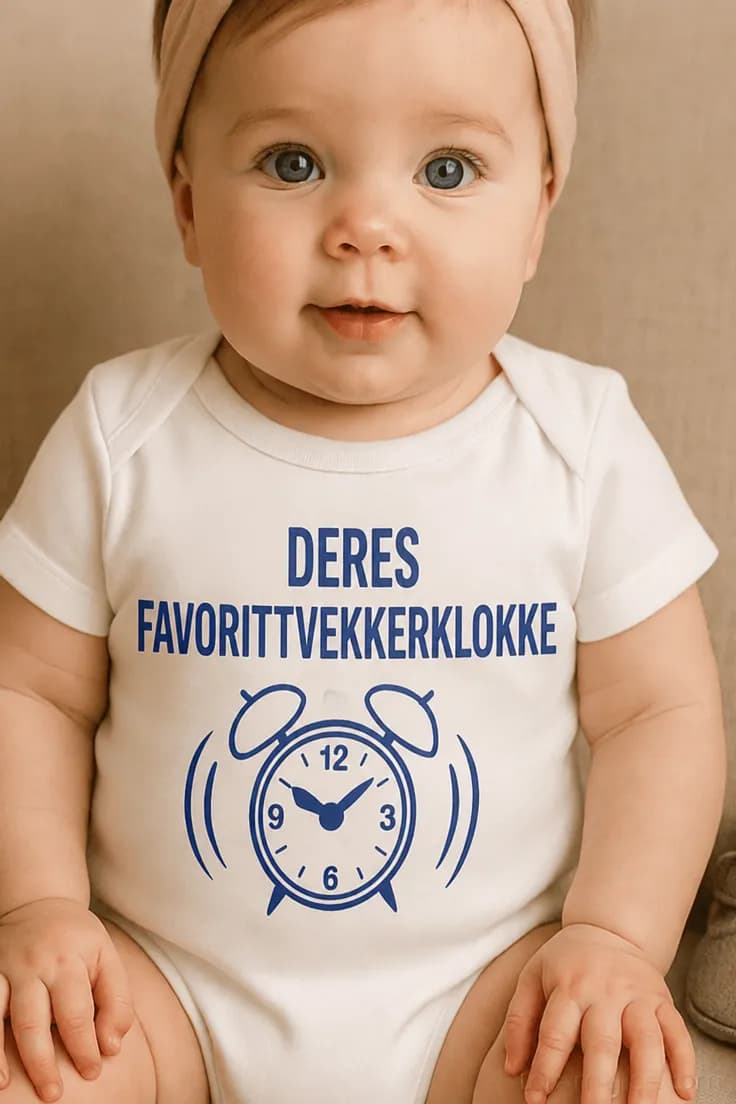 Baby-body Favorittvekkerklokka deres – DERES