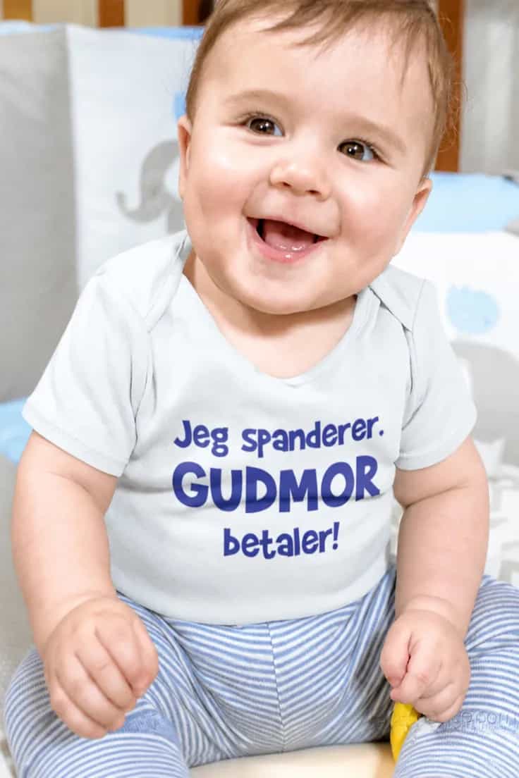 Baby-body Jeg spanderer gudmor betaler