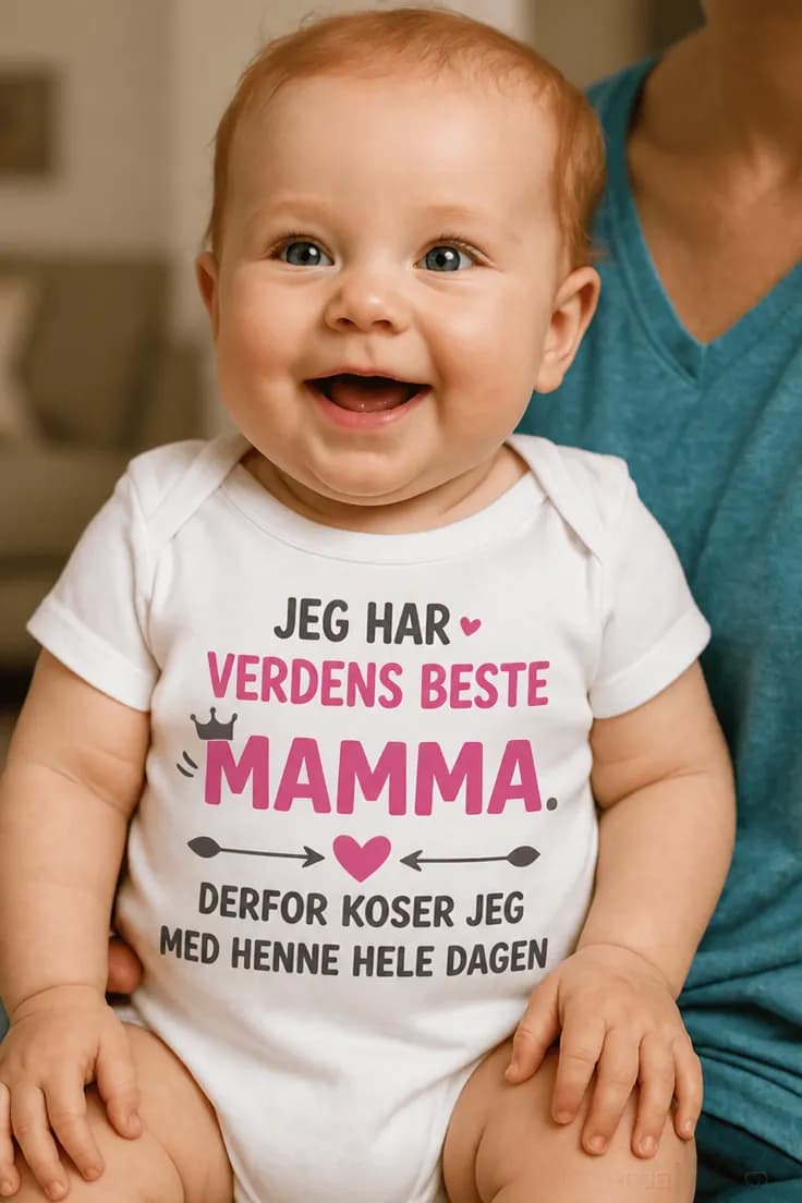 Baby-body Koser med mamma hele dagen – JEG HAR