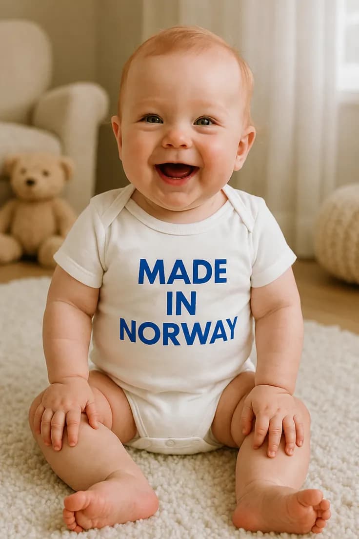 Baby-body Laget i Norge – MADE IN NORWAY