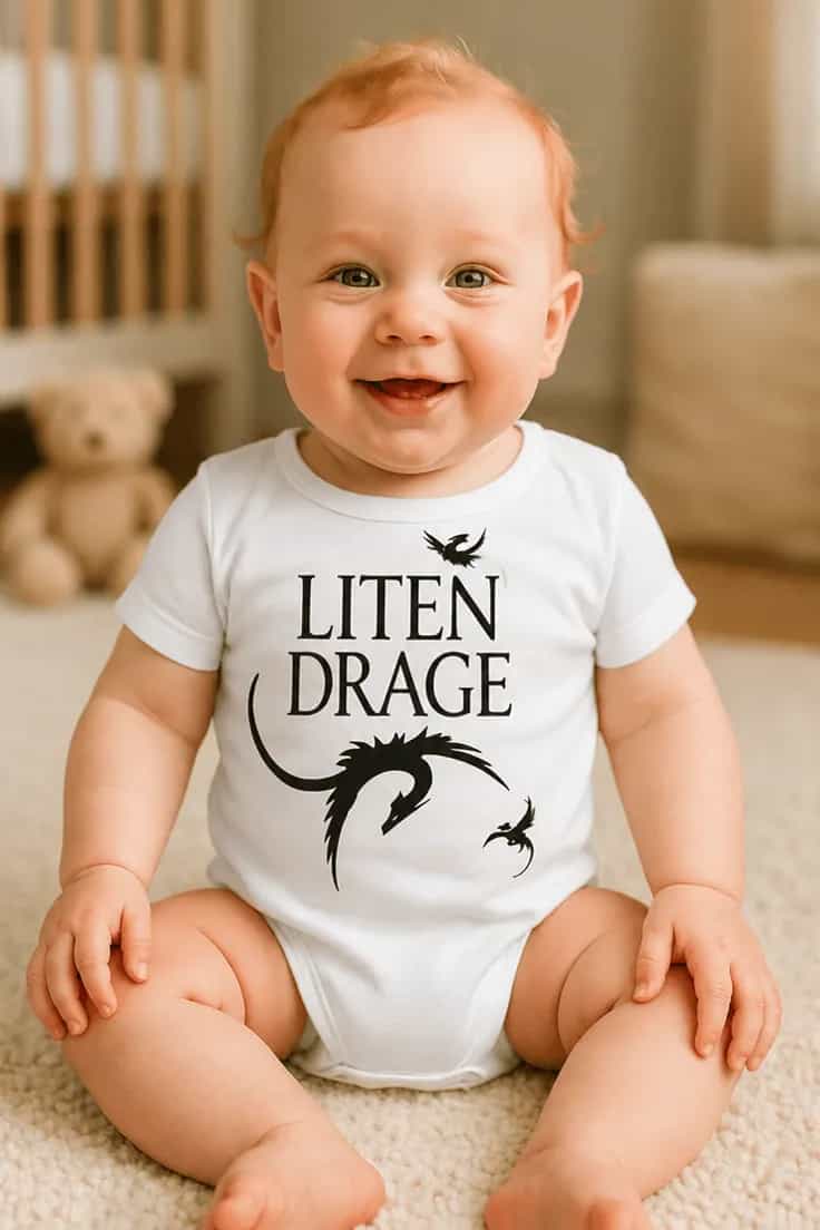Baby-body liten drage – LITEN DRAGE