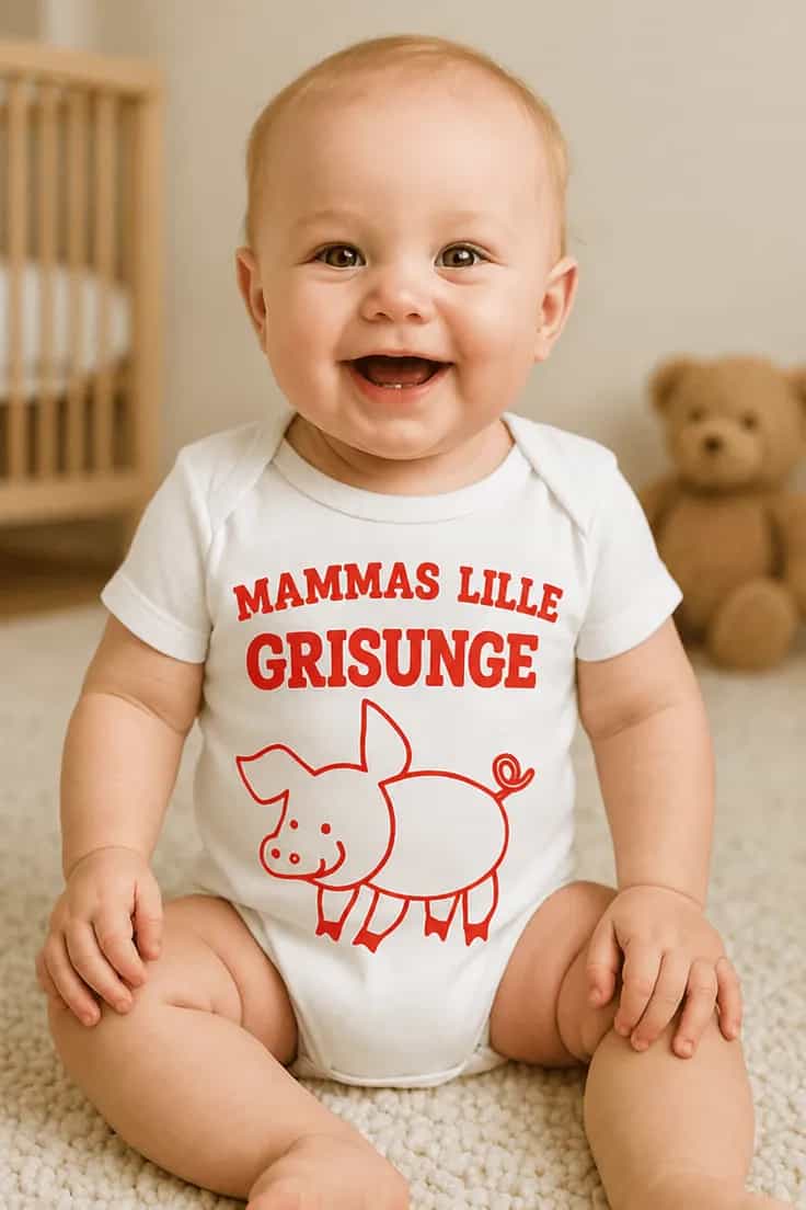 Baby-body mammas lille grisunge – MAMMAS LILLE