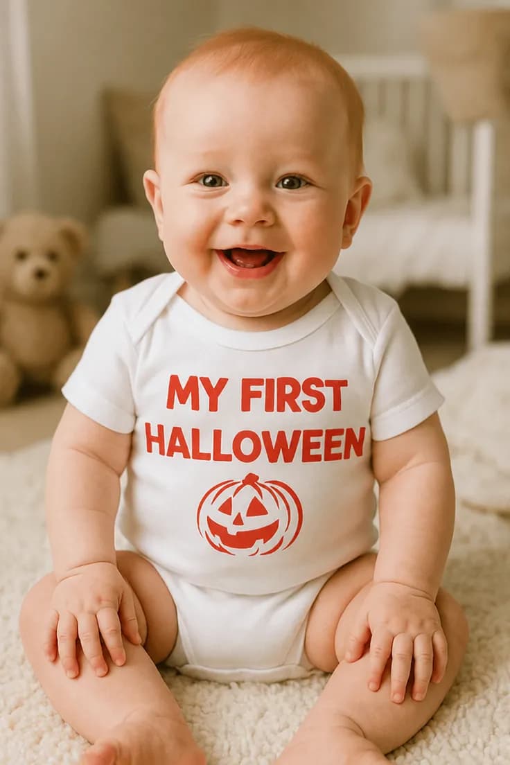 Baby-body Min første halloween – MY FIRST HALLOWEEN