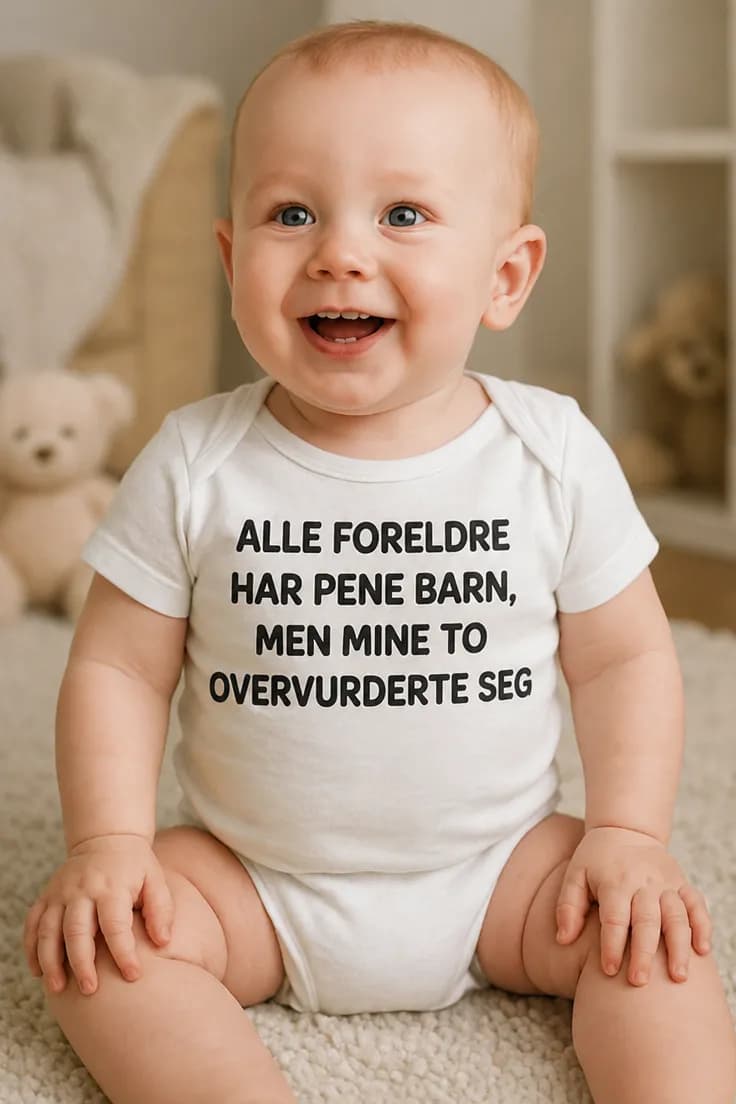 Baby-body pene barn – ALLE FORELDRE HAR PENE BARN
