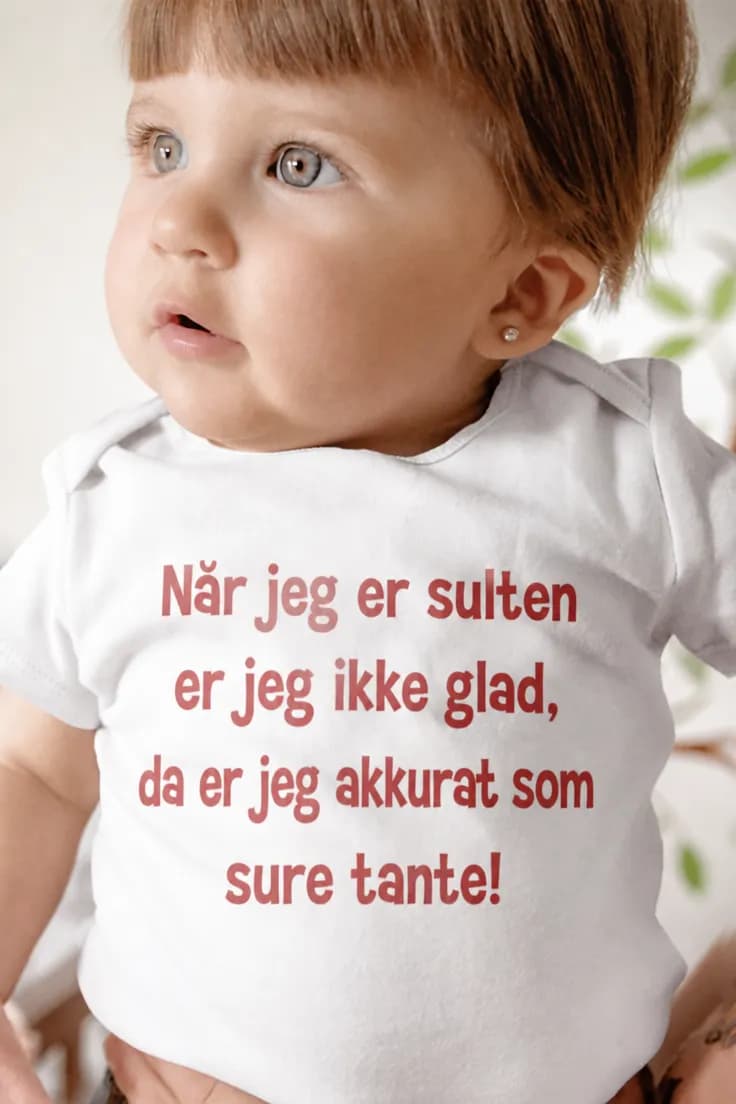 Baby-body Sulten og ikke glad – Når jeg er sulten