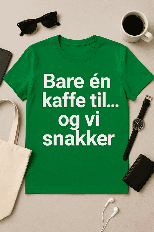 Bare én kaffe til... T-skjorte