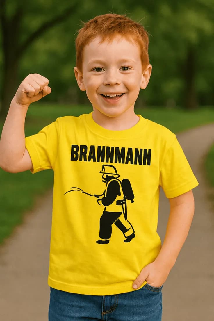 Barne t-skjorte Brannmann – BRANNMANN