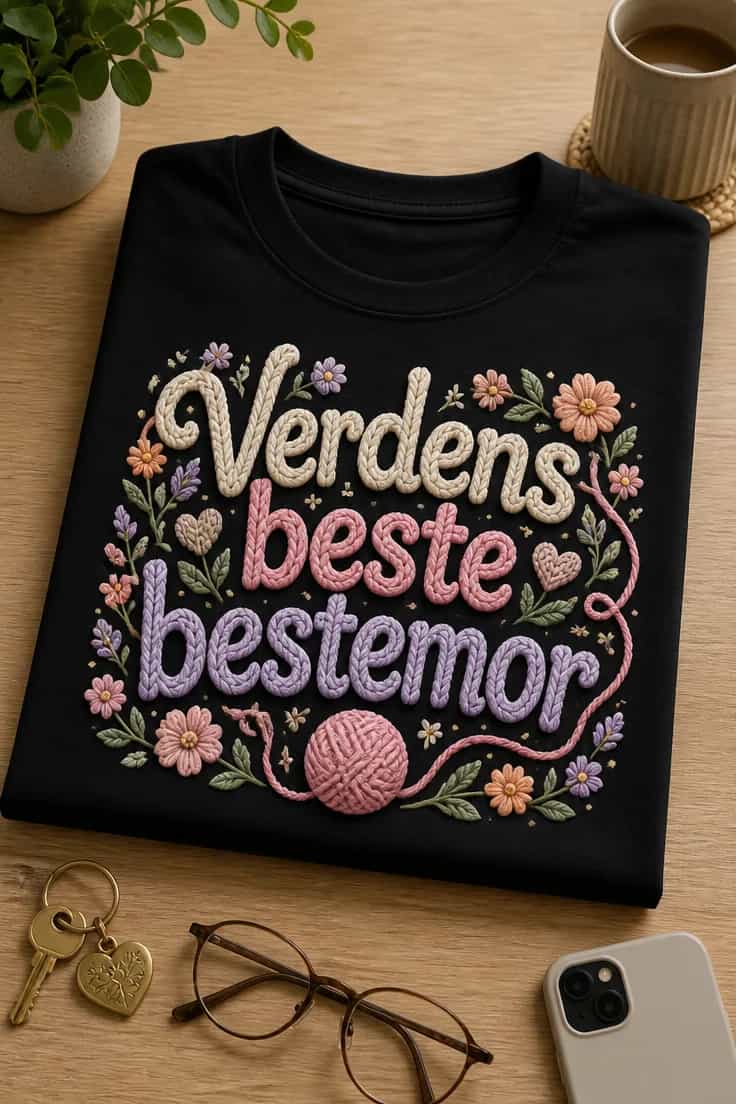 Bestemor-T-skjorte Verdens beste bestemor