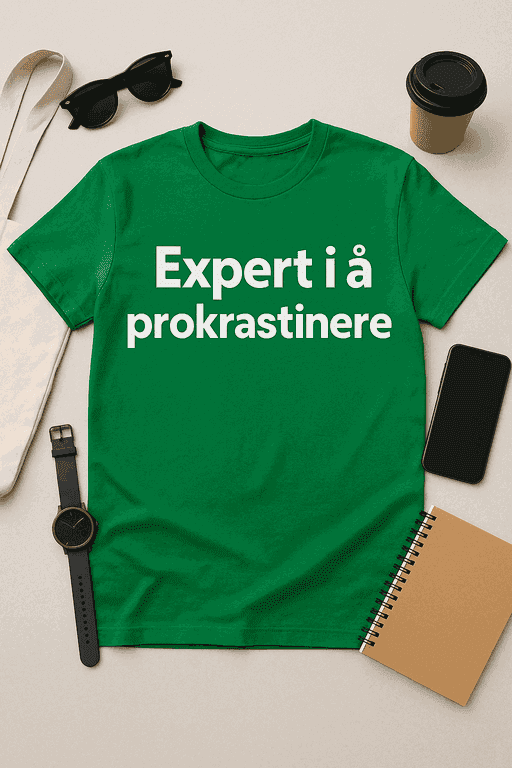Expert i å prokrastinere T-skjorte