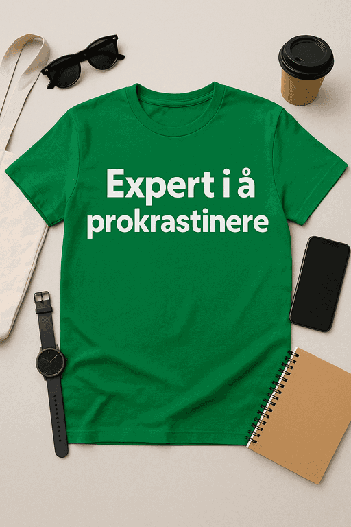 Expert i å prokrastinere T-skjorte