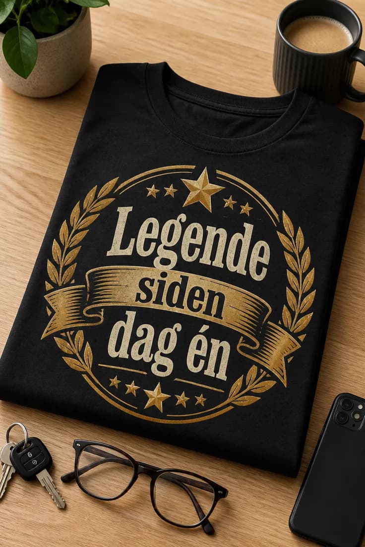 Fødselsdags-t-skjorte – Legende siden dag én