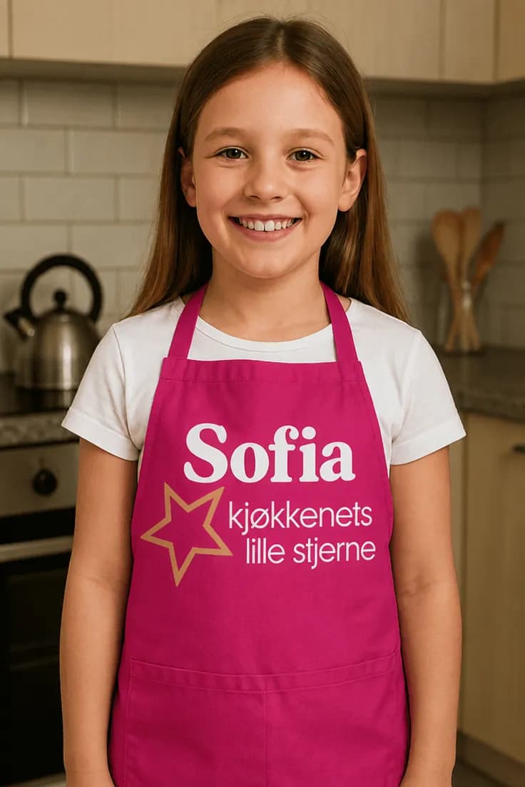 Forkle Kjøkkenets lille stjerne med navn Sofia