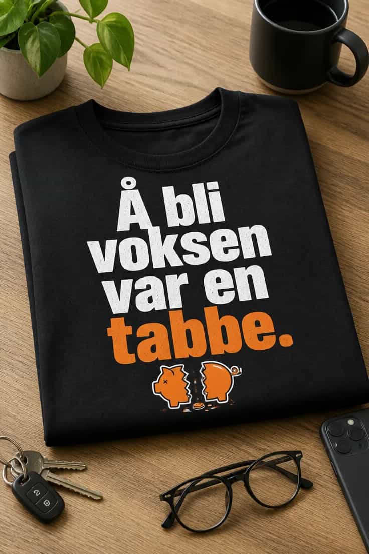 Gave til voksen – Å bli voksen var en tabbe.