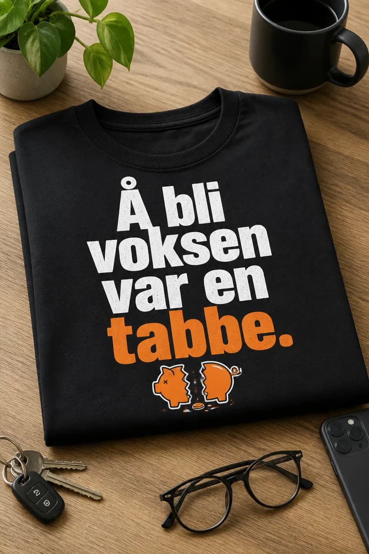Gave til voksen – Å bli voksen var en tabbe.
