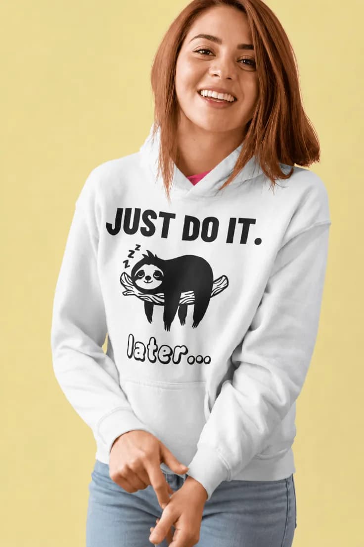 Genser Dovendyr just do it senere JUST DO IT. later....