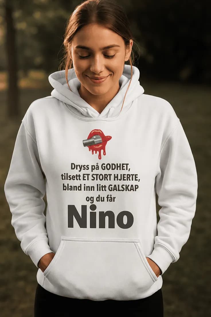 Genser Godhet med navn – Dryss på GODHET