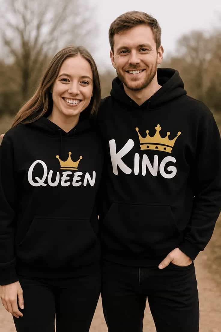 Genser King queen tofarget sett - QUEEN KING