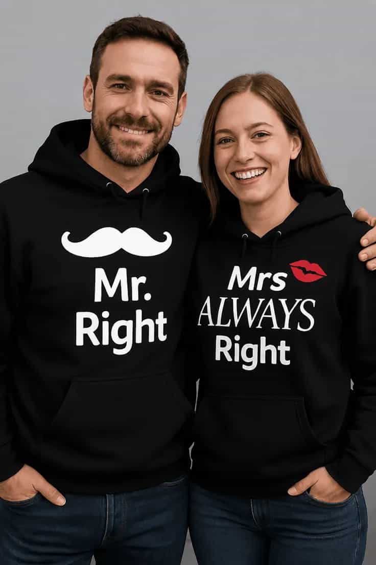 Genser Mr right og mrs always right – Mr. Mrs