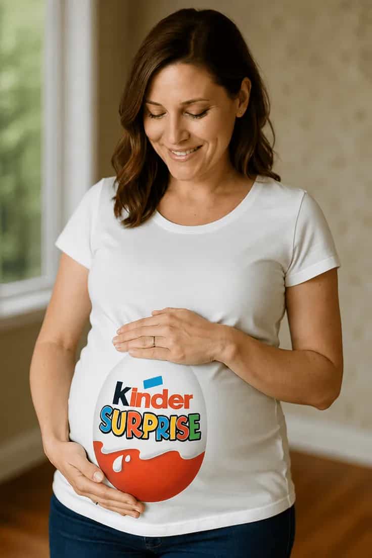 Gravid t-skjorte Kinder surprise â Kinder SURPRISE