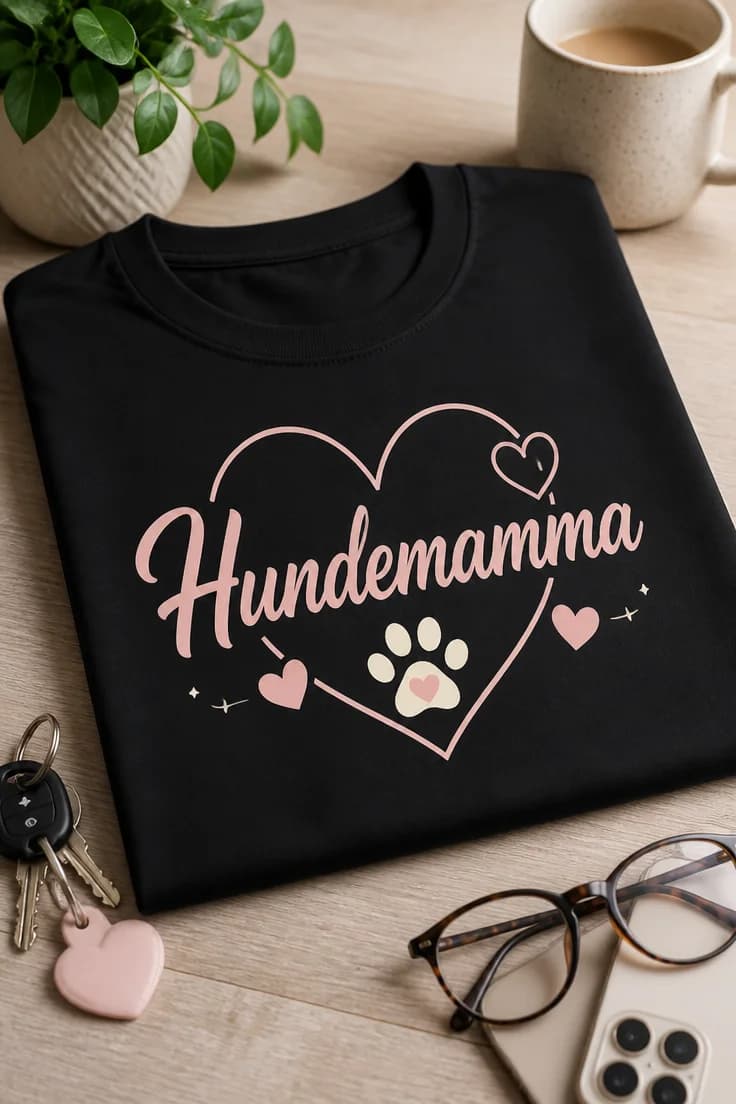 Hundemamma T-skjorte – Hundemamma