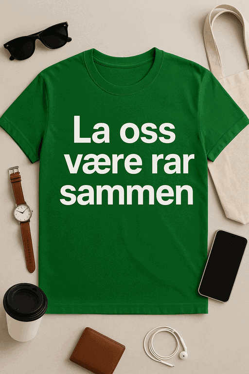 La oss være rar sammen T-skjorte