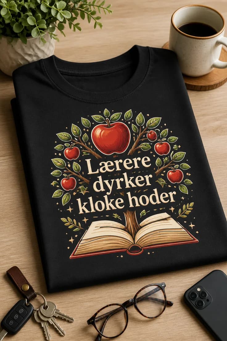 Lærer-T-skjorte – Lærere dyrker kloke hoder