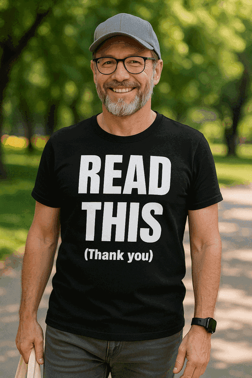 READ THIS (Thank you) - T-skjorte