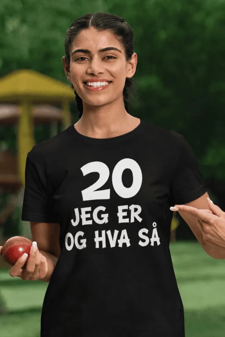 Morsom t-skjorte 20 og hva så