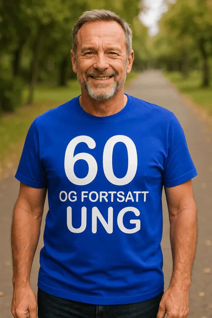 T-skjorte: 60 år og fortsatt ung