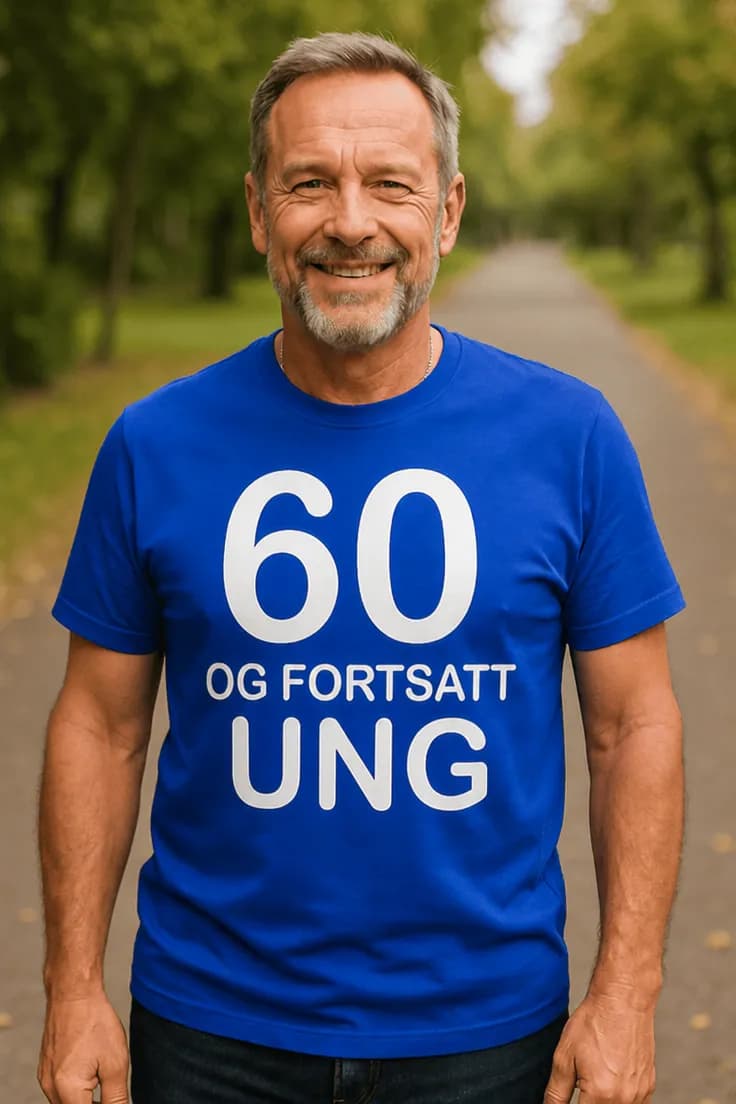 T-skjorte: 60 år og fortsatt ung