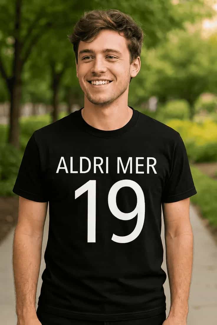 Morsom t-skjorte Aldri mer 19 – ALDRI MER 19
