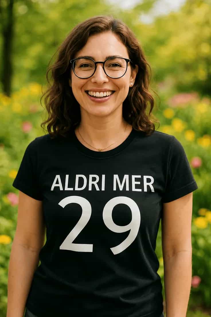 Morsom t-skjorte Aldri mer 29 – ALDRI MER 29