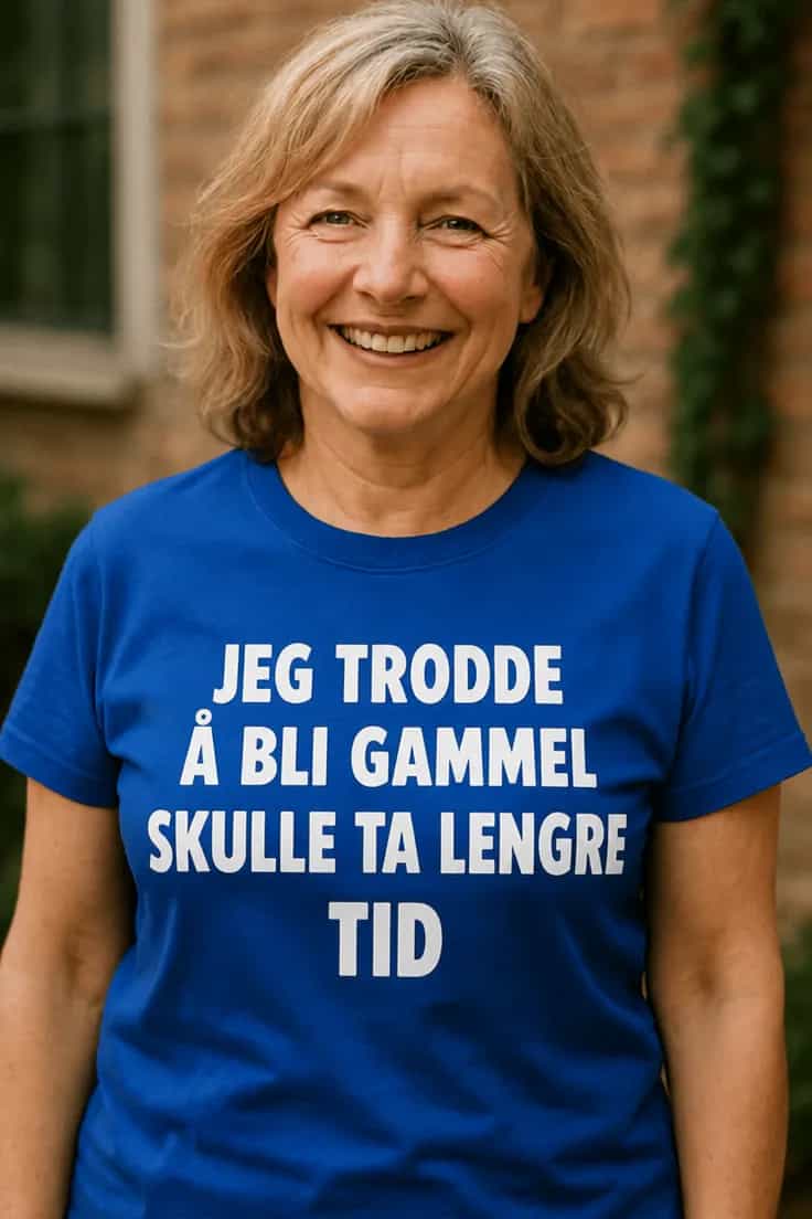 Morsom t-skjorte Aldring tar lengre tid – JEG TRODDE