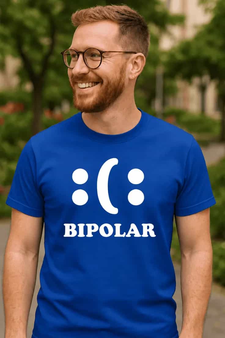 Morsom t-skjorte Bipolar | BIPOLAR