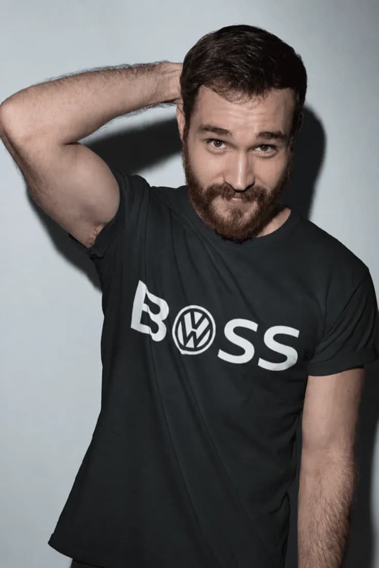 Morsom t-skjorte Boss VW BOSS