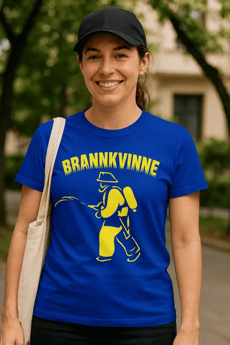 Morsom t-skjorte Brannkonstabel – BRANNKVINNE