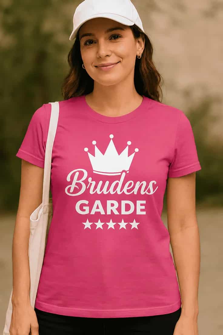 Morsom t-skjorte Brudens garde – Brudens GARDE