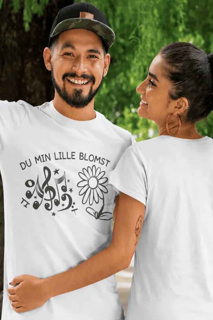 Morsom t-skjorte Du min lille blomst